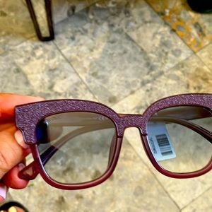 Purple jimmy Choo sunglasses
